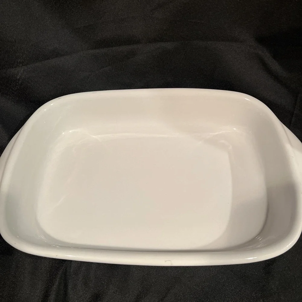 Vtg Corelle Coordinates Casa Flora Stoneware Baking Lasagna Pan Roaster‎ 9
